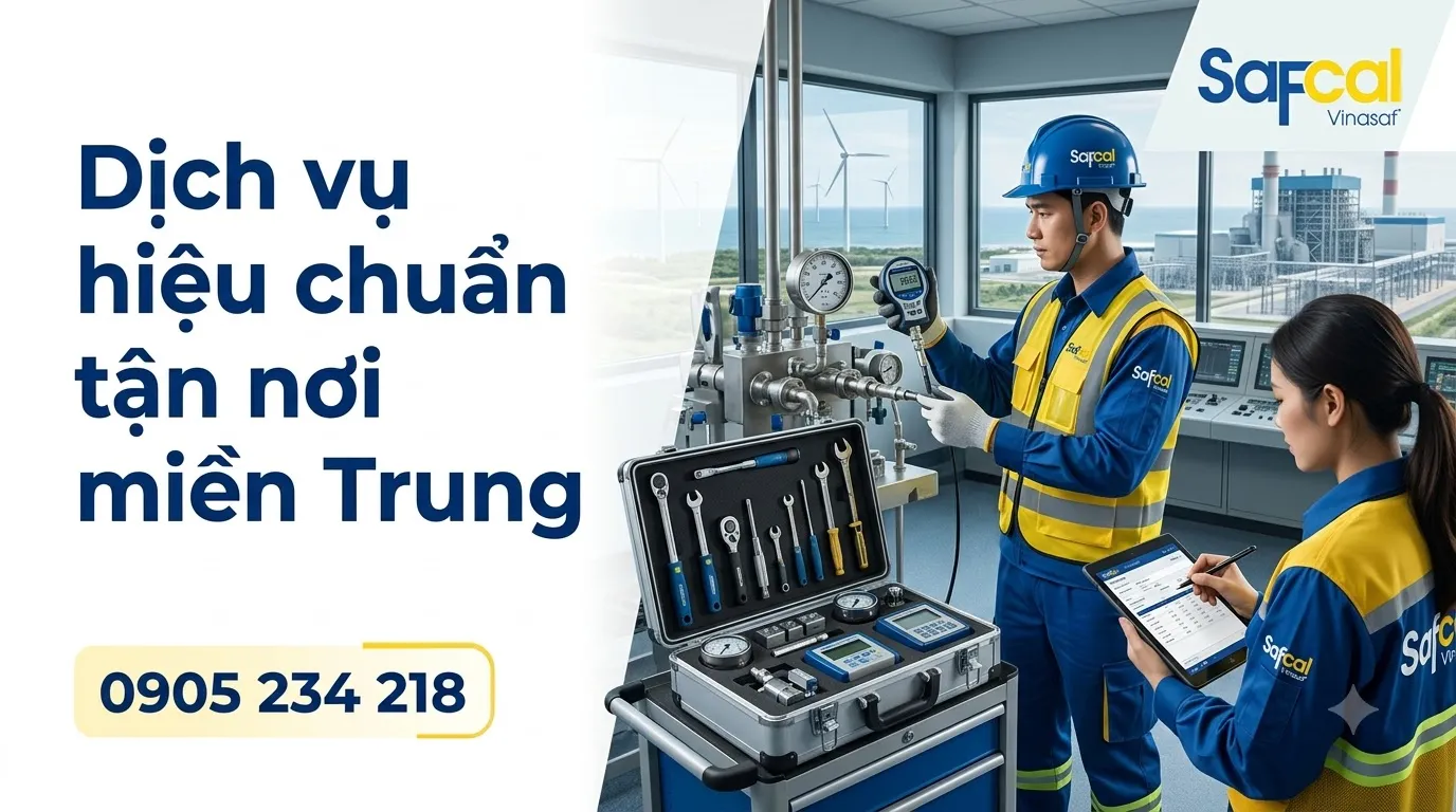 Dịch vụ hiệu chuẩn tận nơi miền Trung