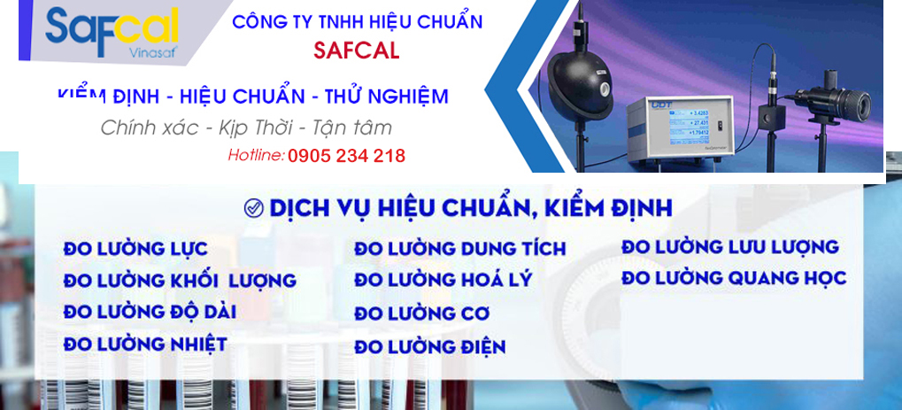 hiệu chuẩn thiết bị